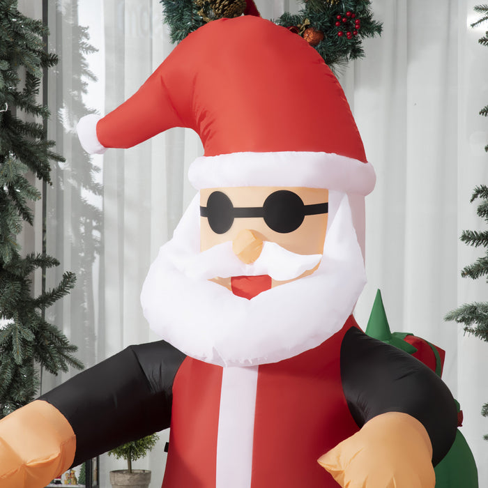 Homcom Pere Noel Gonflable Camouflage
