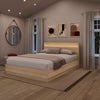 Gael Headboard with Integrated Lighting | Gael, Tete de lit avec etageres et eclairage integres