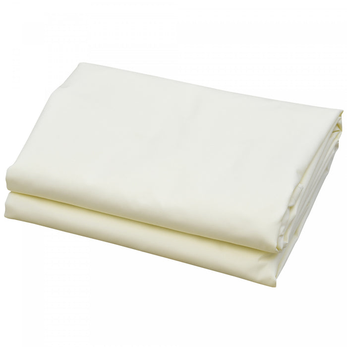 Outsunny Triangle 13x13x13ft Sun Sail Shade Garden Uv Block Sunshade Outdoor Canopy Patio Lawn Shelter Cream White