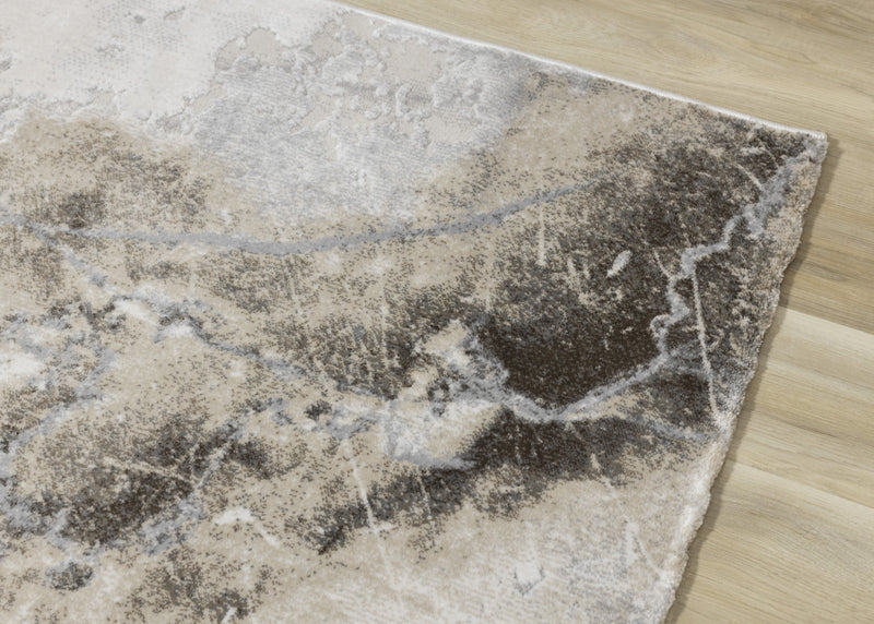 Carpette London à motif marbré pour l’intérieur - 5 pi 3 po x 7 pi 7 po