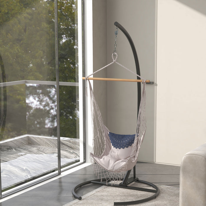 Outsunny Support De Chaise Hamac Uniquement, Support De Balancoire Suspendu