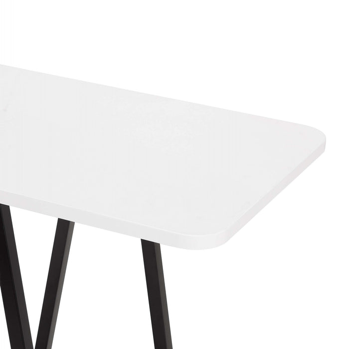 Console moderne contemporaine Celine 47\" en blanc