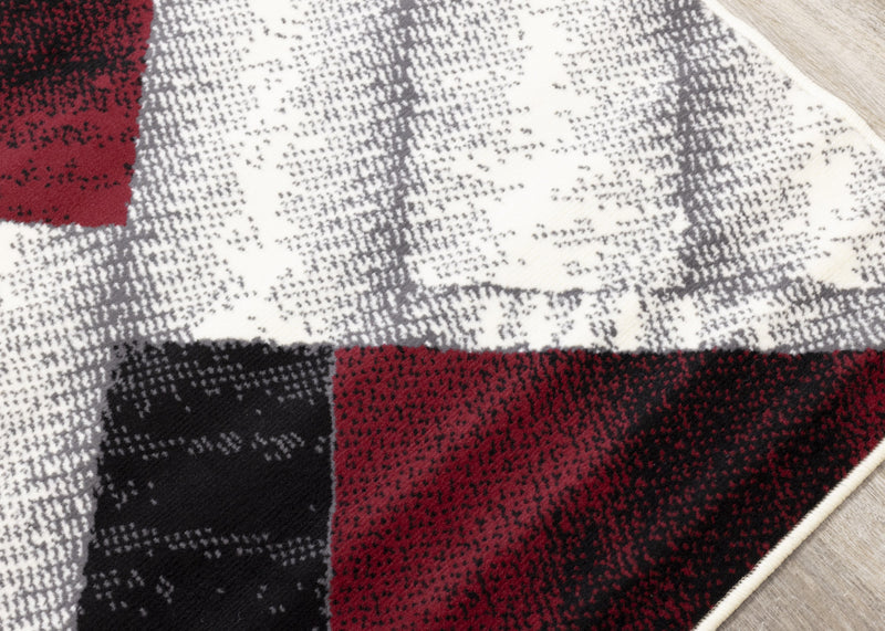 Carpette Florence à motifs de rectangles - 4 pi 7 po x 6 pi 7 po