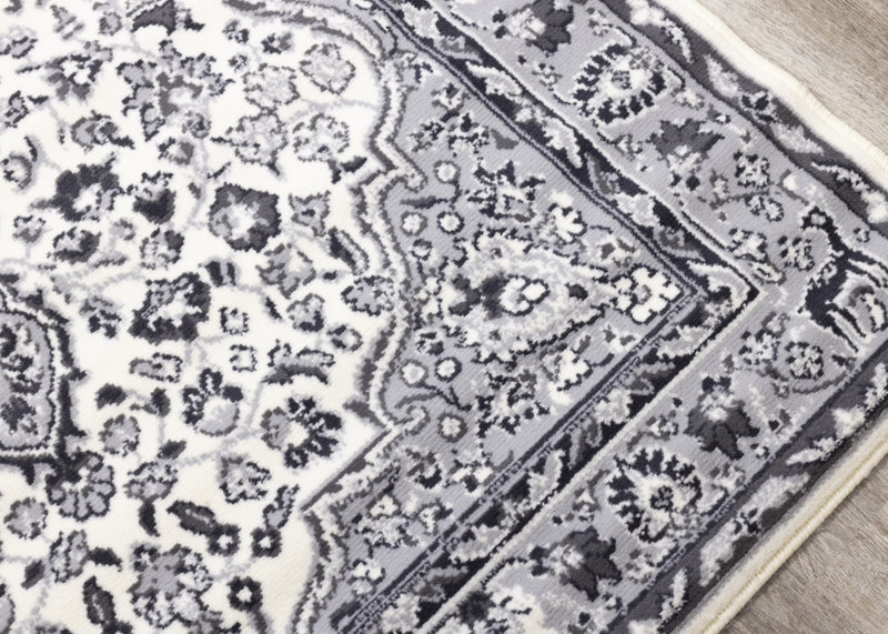 Carpette Florence à bordure classique - 4 pi 7 po x 6 pi 7 po