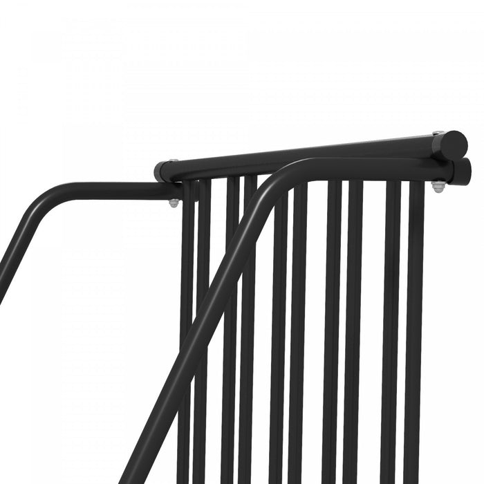 Soozier Support A Velo Simple Face Avec Capacite De 3 Velos, Noir