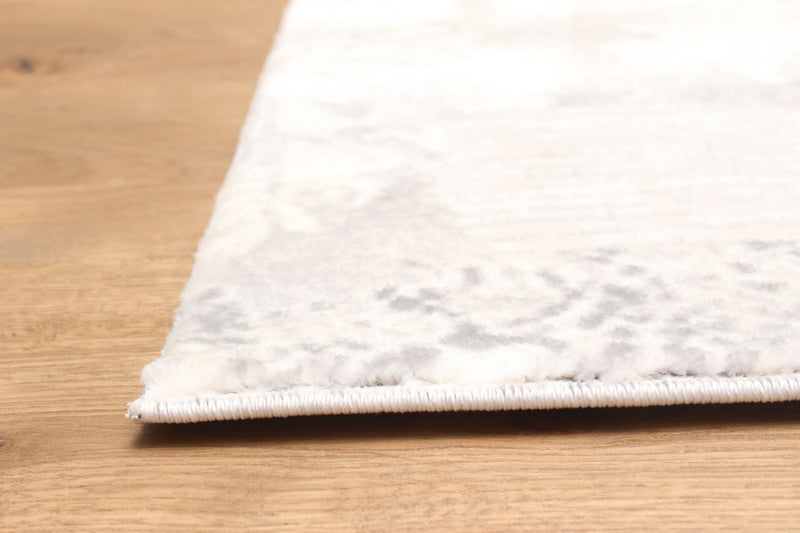 Tapis Contemporain/Moderne Echo 5'0\" x 8'0\" en Gris