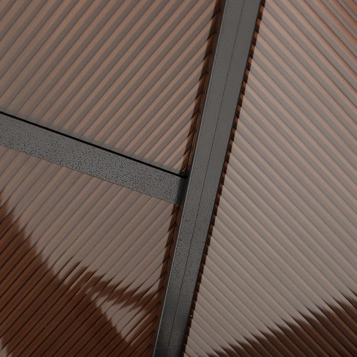 Outsunny Gazebo De Barbecue 9' X 5', Avec Toit En Pc A 2 Niveaux, Etageres