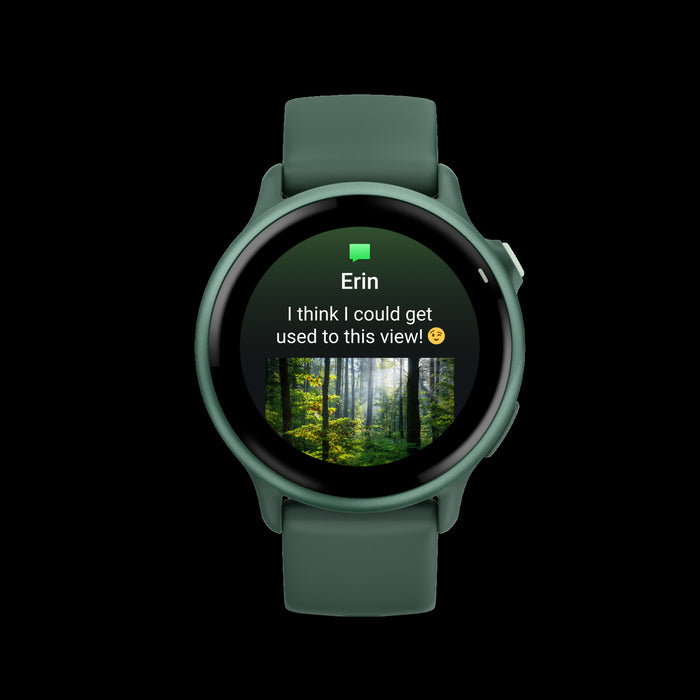 Montre connectee Garmin Vivoactive 6 Jasper Green - Vetement de performance, Coach Garmin, HIIT de force, Exercices de mobilite, Entrainements en fauteuil roulant