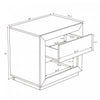 Soren Contemporary 26" Nightstand in Natural Oak (1-Drawer) | Table de nuit contemporaine Soren 26" en chene naturel (1 tiroir)