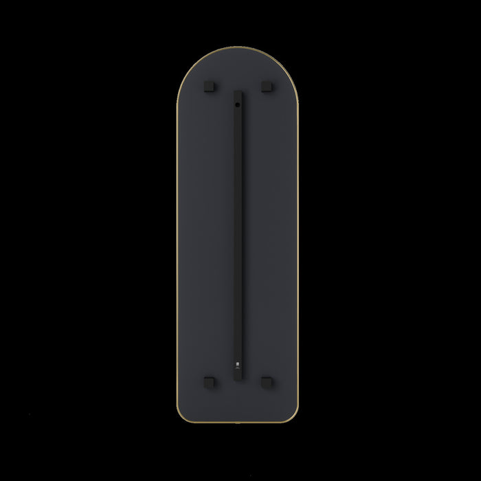 Miroir arqué Hubba de Umbra de 20 po x 62 po - laiton