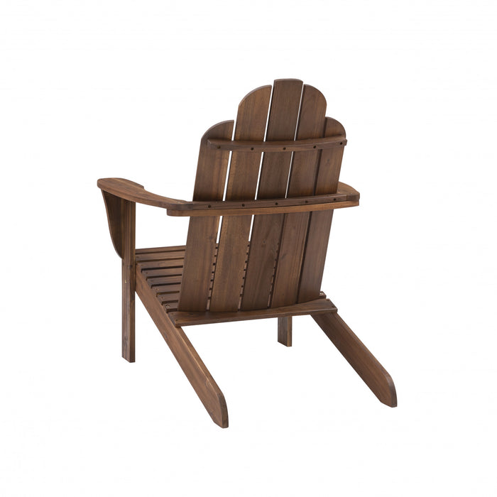 Chaise Adirondack pour la terrasse - brune
