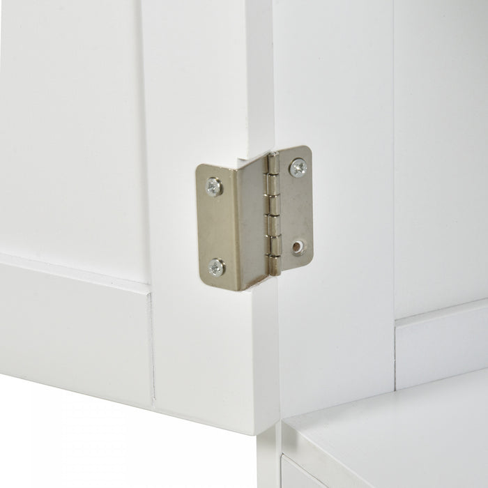 HOMCOM Buffet de Cuisine Armoire Console Bois Rangement