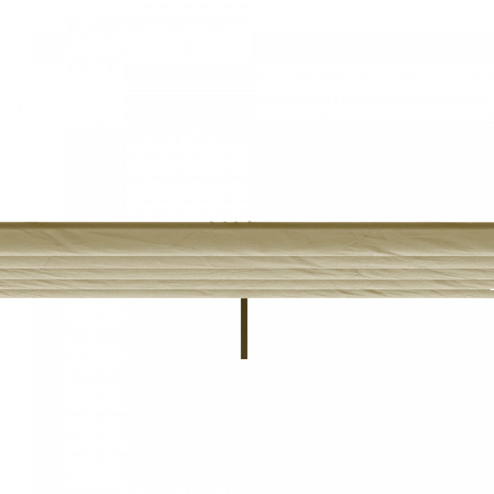 Outsunny Toile De Pergola Retractable De Remplacement Pour Pergola 9.8' X 9.8', Couverture De Pergola De Remplacement, Beige