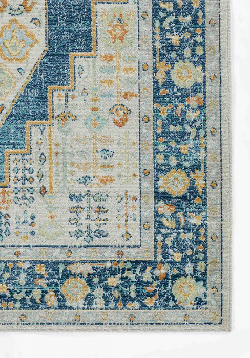 Tapis Traditionnel Kinsley 9'3\" x 11'10\" en Bleu