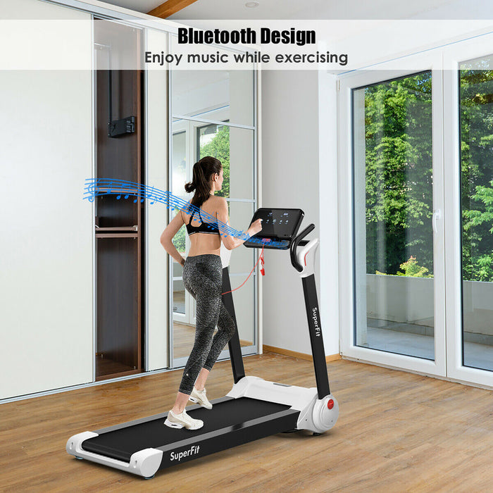Tapis De Course Pliable 2,25cv Superfit Avec Haut-parleur Bluetooth