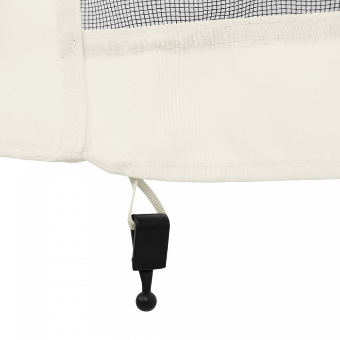 Outsunny Moustiquaire De Remplacement Pour Tonnelle 10' X 10', Blanc