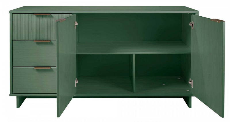 Buffet moderne Granville 55\" en vert sauge