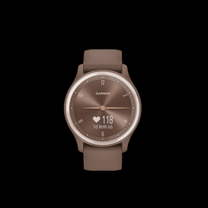 Garmin Vivomove® Sport Montre Connectee Hybride - Suivi De Fitness Et De Sante Avec Ecran Tactile Cache