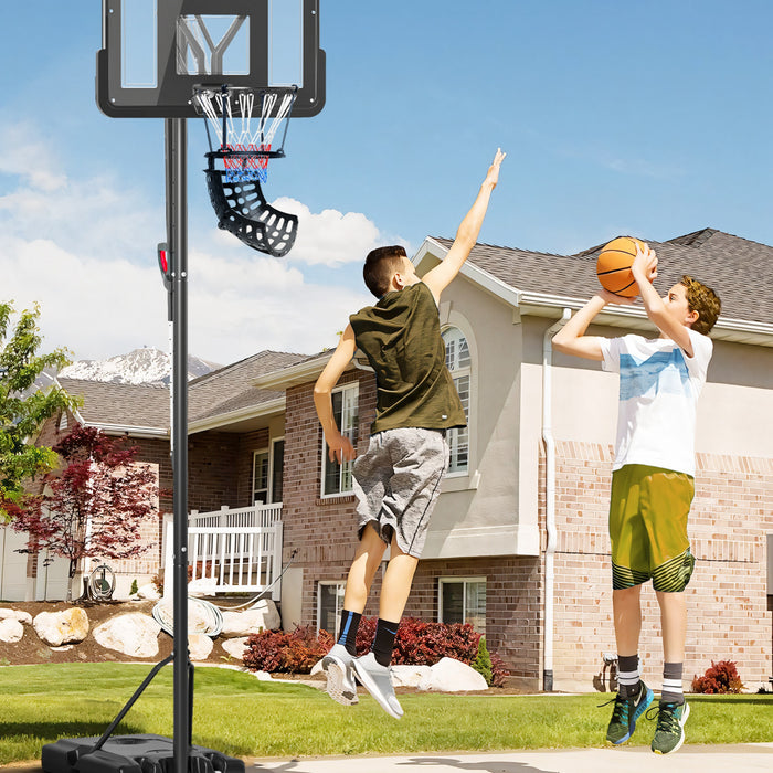 Soozier Rebondisseur De Basket-ball Avec Goulotte De Retour Rotative A 360°