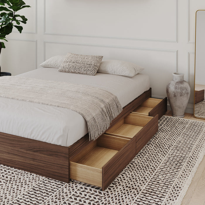 Walnut King Bed