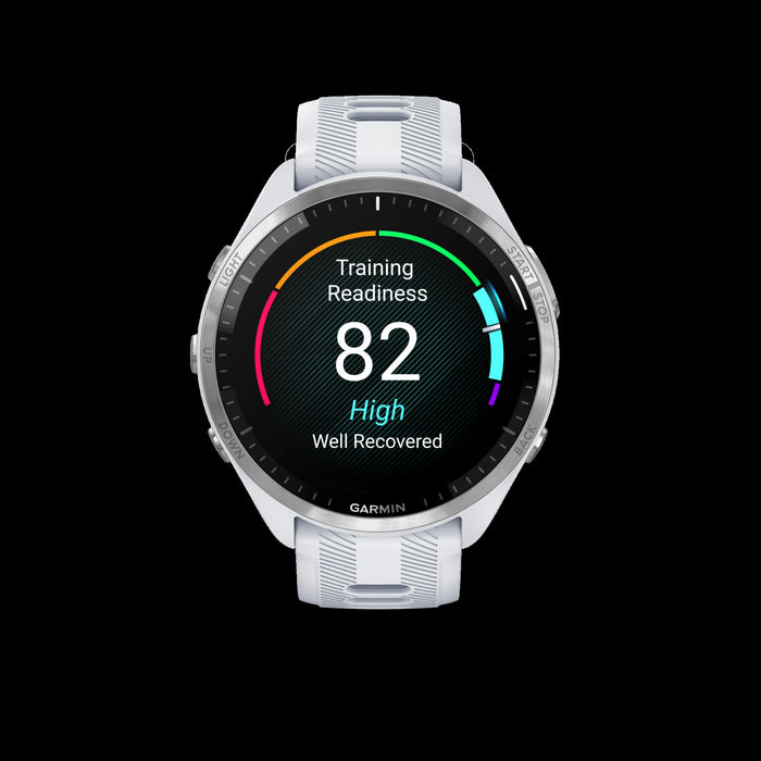 Garmin Forerunner® 965 Montre Gps Intelligente - Suivi De Fitness Avec Gps Multi-bande - Pierre Blanche