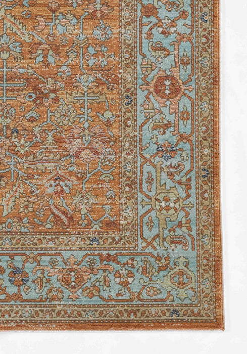 Tapis Traditionnel Hailey 6'7\" x 9'6\" en Orange