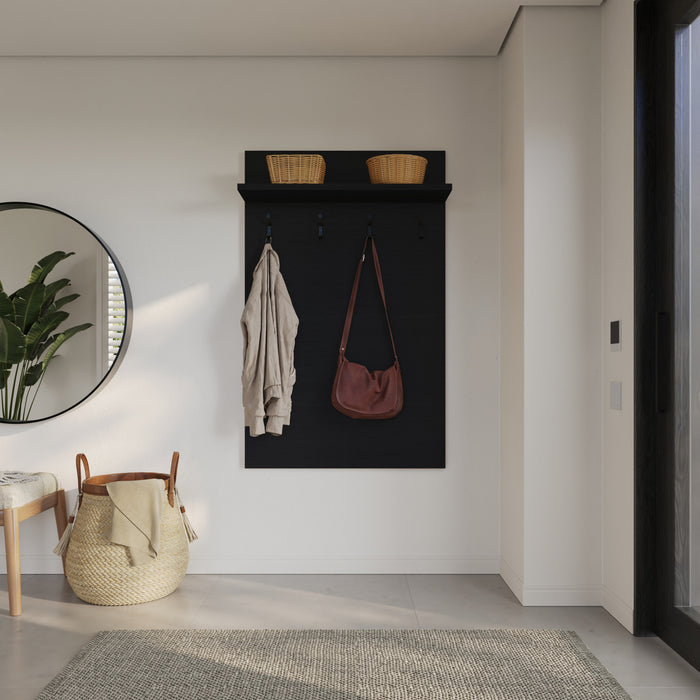 Porte-manteau mural d’entree Porto avec tablette