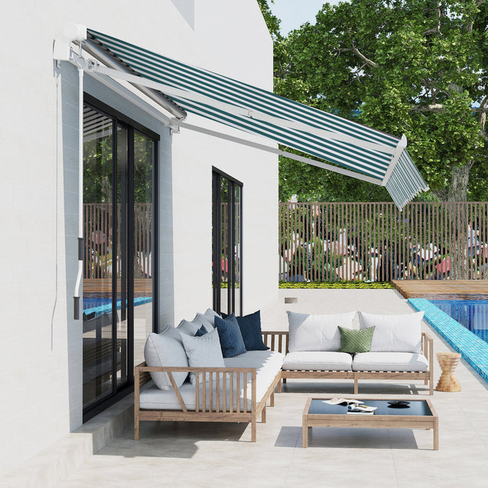 Outsunny 13' X 8' Store Retractable Manuel Pour L'exterieur