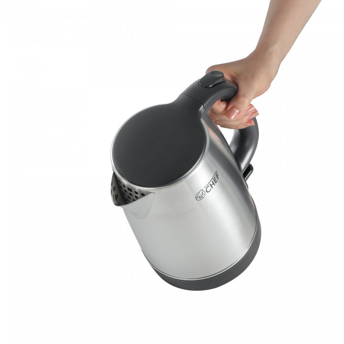 Bouilloire sans fil CHK Serie commerciale Chef 1,7 L en acier inoxydable