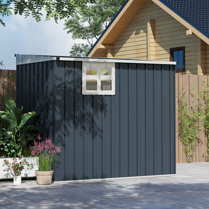 Outsunnyremise A Outils 4'x6', Remise Exterieure Avec Fenetre Et 2 Events