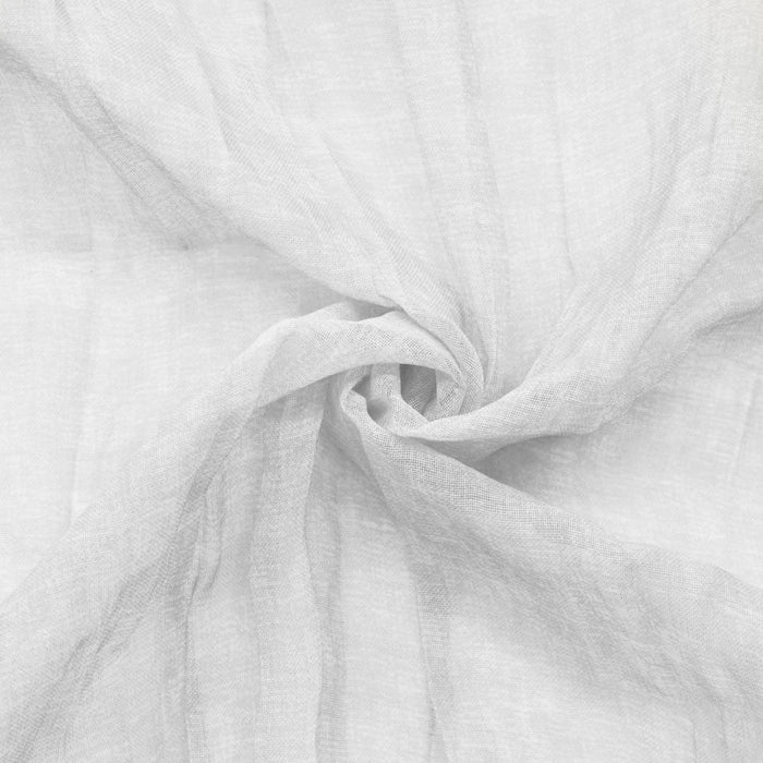 Panneau de rideau transparent Paloma abricot à double têtes d’Habitat - 52 x 95