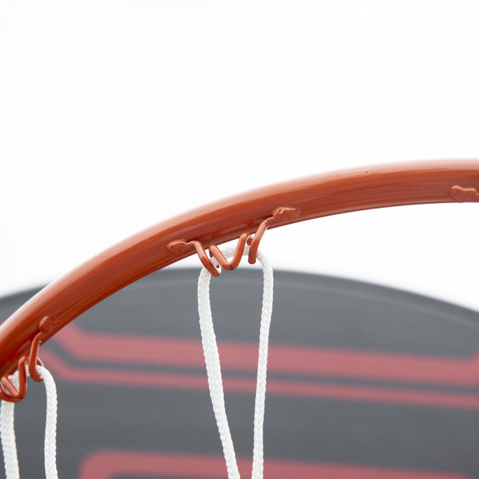 Soozier Panier De Basket De 7 A 8,5pi Avec Panneau Arriere De 27,5po, Noir