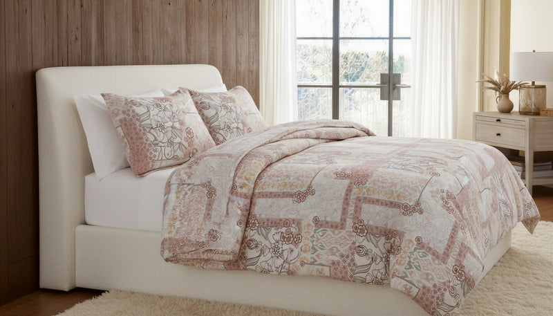 Ensemble Douillette Reversible Camille 2-Pieces pour Lit Simple