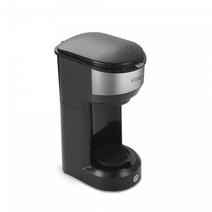 Cafetiere a dosettes individuelles CHCM1B, avec filtre, noire