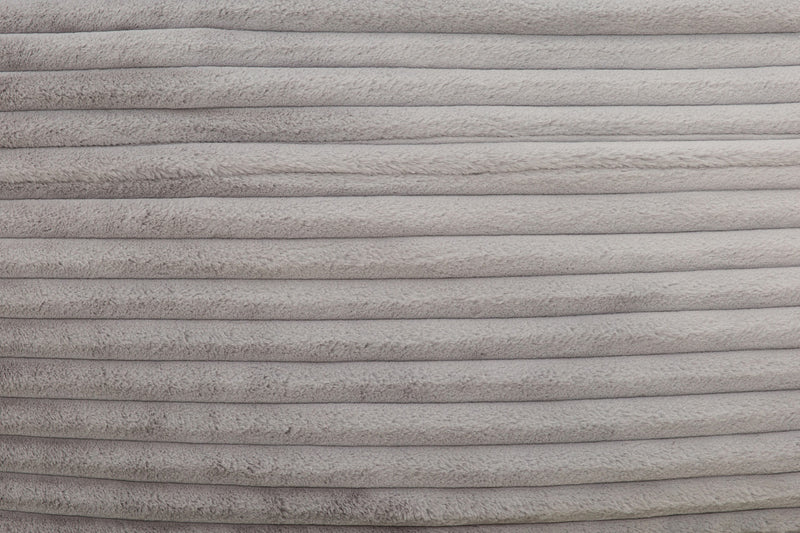 Fauteuil poire Kade de Sealy en velours côtelé avec mousse à haute densité - gris