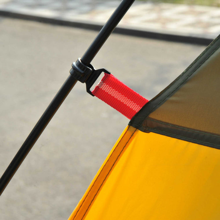 Outsunny 7'x7 'x5.5' Tente De Plage Pliante Exterieure Pliante Pare-soleil Abri De Patio Auvent De Camping Tente A Pas Rapide