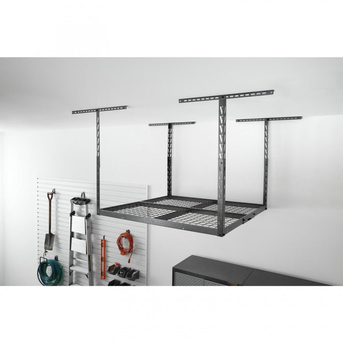 Tablette de rangement suspendue GearloftMC granite martelé de Gladiator - 4 pi x 4 pi