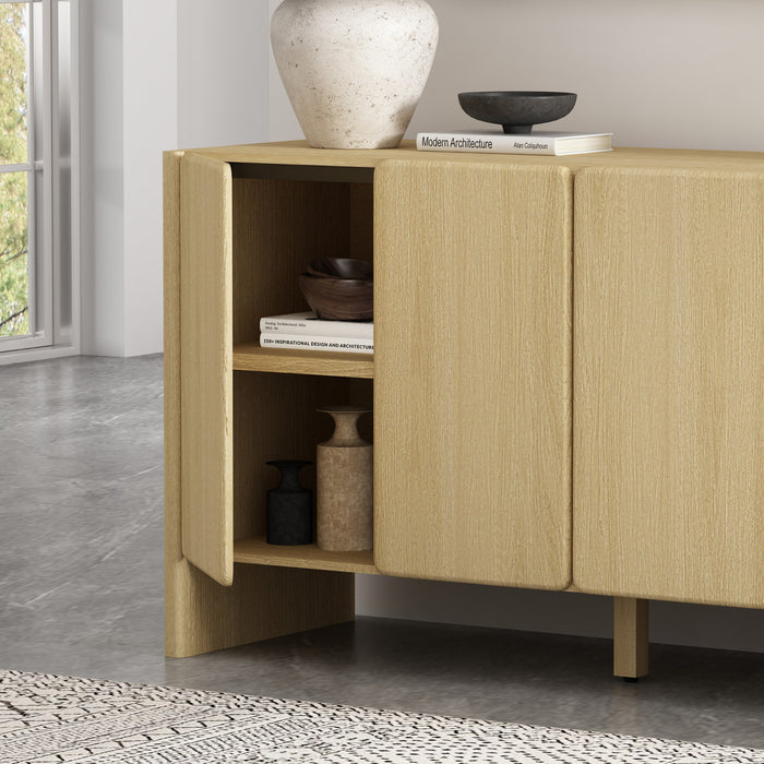 Buffet moderne Linda 60\" en chene naturel