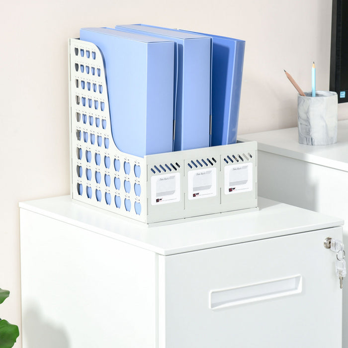 Vinsetto Classeur Vertical Classeur Verrouillable Pour Le Bureau