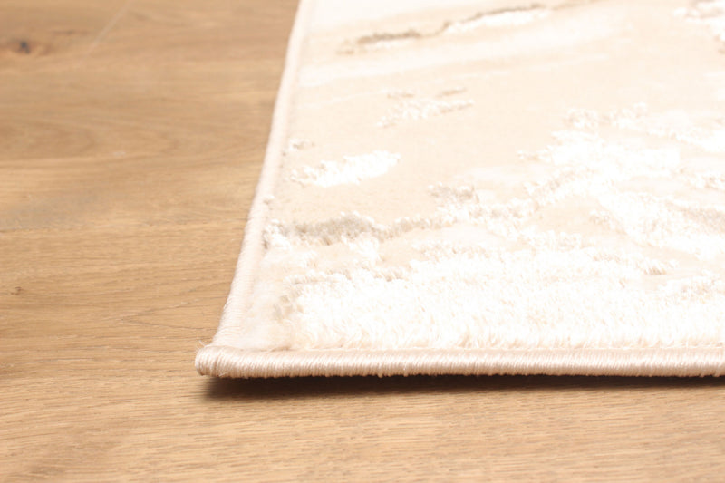 Tapis Contemporain/Moderne Dove 5'0\" x 8'0\" en Ivoire