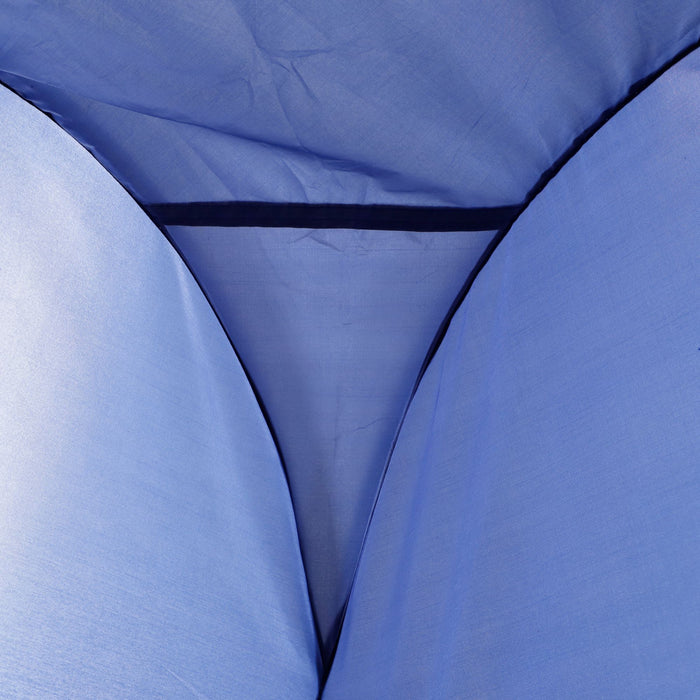Outsunny Tente De Douche De Camping Portable Vestiaire Tentes D'abri De Confidentialite Toilettes De Plage Et Seance Photo En Interieur Avec Sac De Transport Bleu Marine
