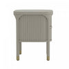 Park Contemporary 24" Solid Wood Nightstand in Gray (2-Drawer) | Table de nuit contemporaine Park 24" en bois massif gris (2 tiroirs)
