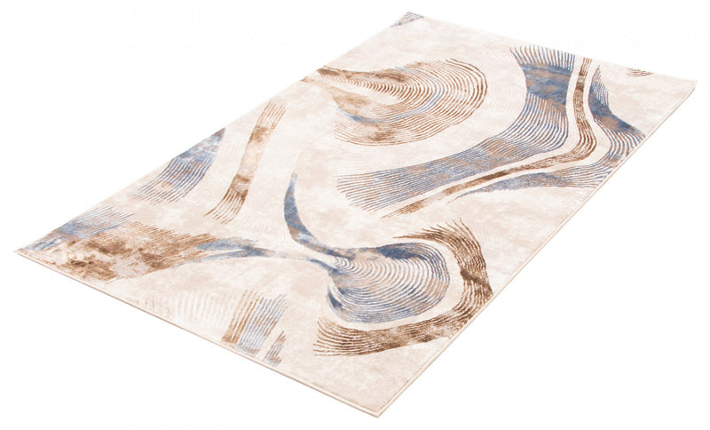 Carpette Amara taupe - 5 pi 0 po x 8 pi 0 po  