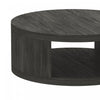 Alure Contemporary 36" Round Coffee Table in Charcoal | Table basse ronde contemporaine Alure 36" en charbon
