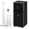 HOMCOM 8000 BTU Air Conditioner, Quiet AC Unit with Remote Control, Black