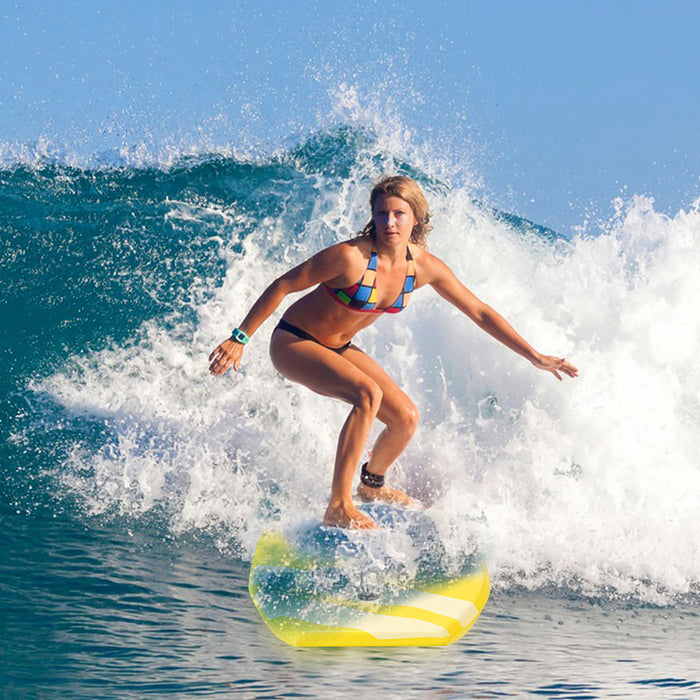 Goplus Body Board 33'' Super Lightweight Surfing Board W/leash Xpe Deck Eps Core