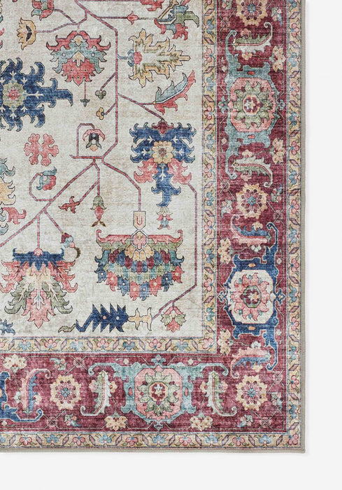 Tapis Traditionnel Daffy 2'3\" x 8'0\" en Ivoire