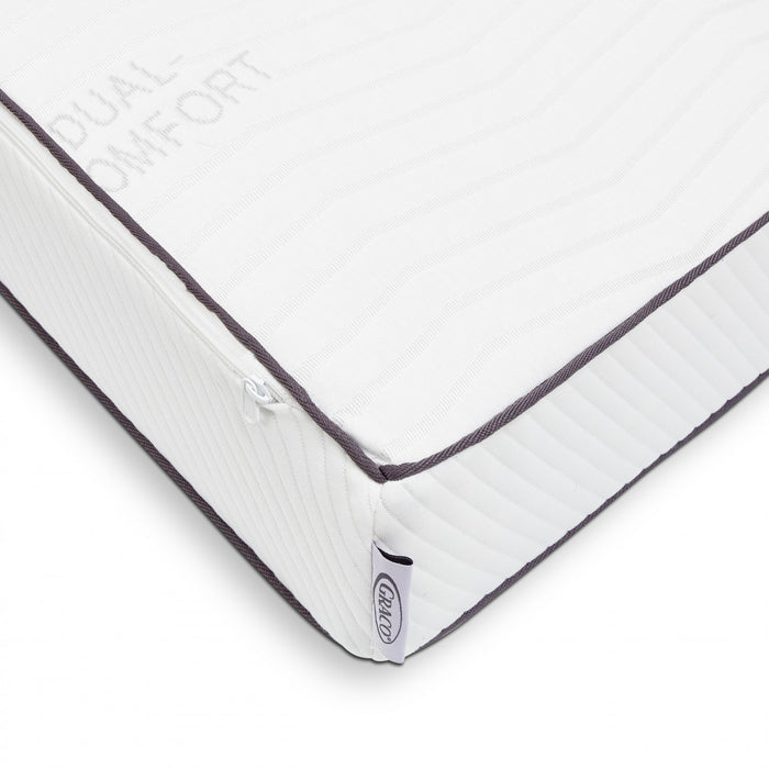 Graco Matelas en mousse double confort de 6 pouces pour lit de bebe et de tout-petit