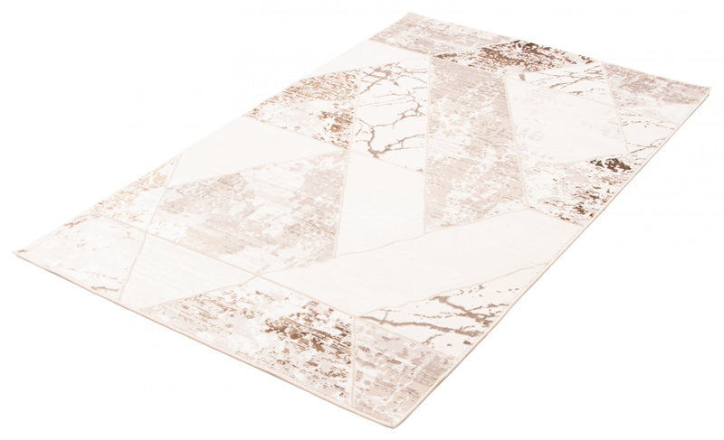 Carpette Vivian ivoire - 5 pi 0 po x 8 pi 0 po   