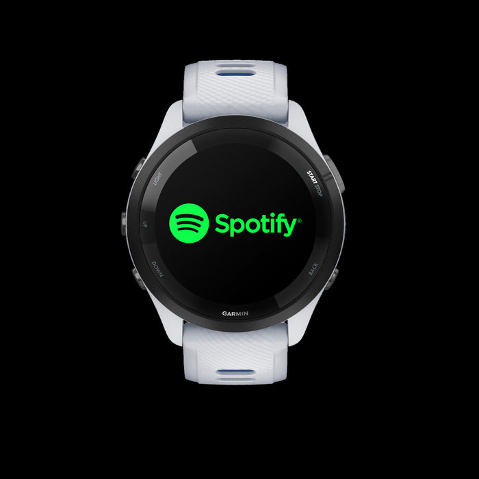 Garmin Forerunner® 265 Montre Gps Intelligente - Suivi De Fitness Avec Gps Multi-bande - Pierre Blanche